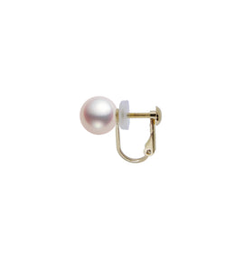 8mmアコヤ真珠(普通)の耳飾り 送料無料